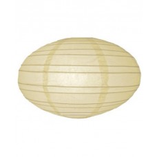 16" Paper Lantern Ivory Saturn Design
